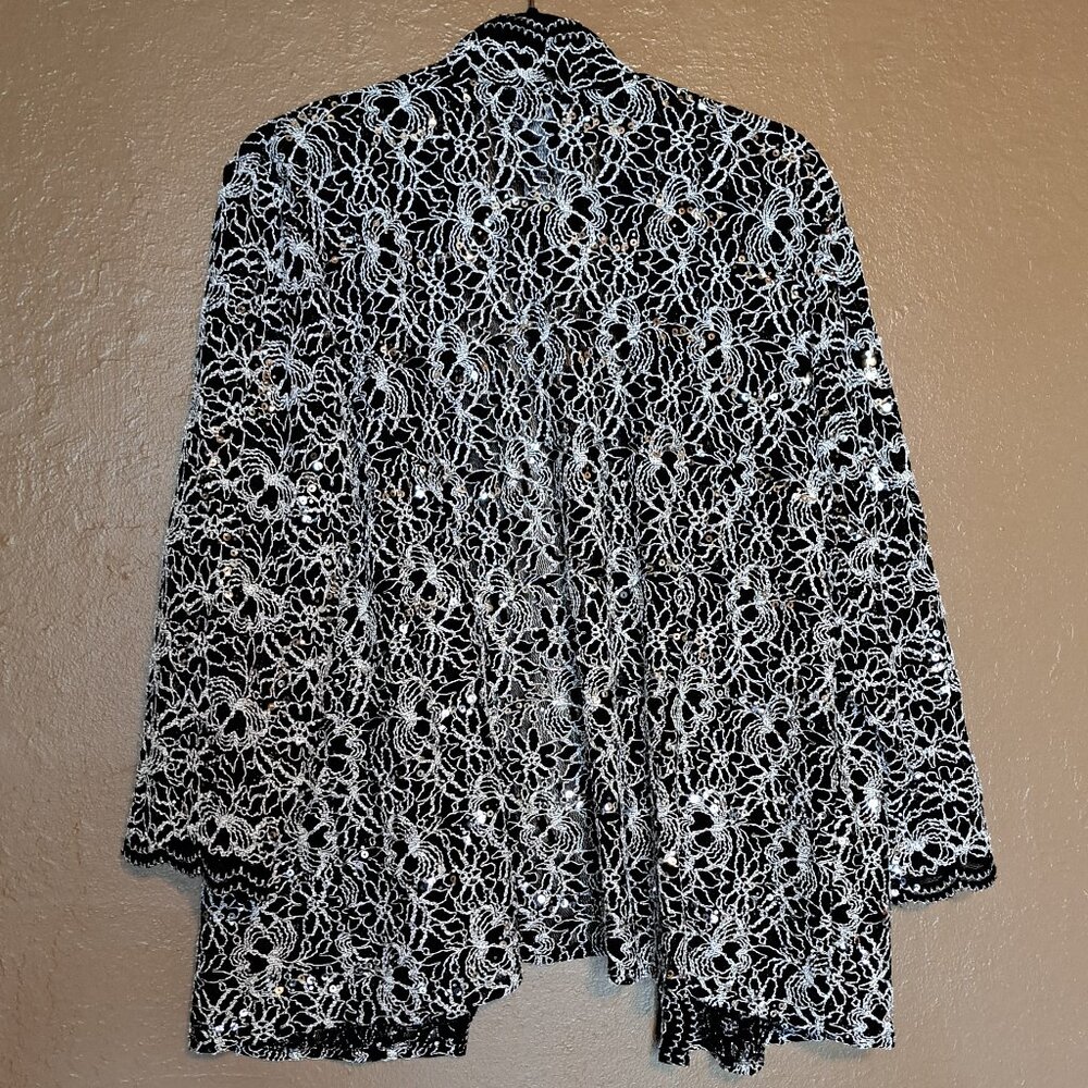 Evening Wear Sequined Dress Jacket - Picture 2 of 8